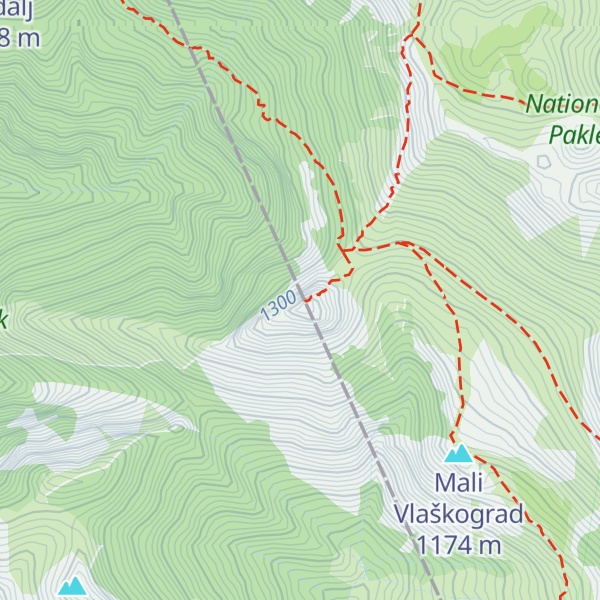 Map of Vlaški grad