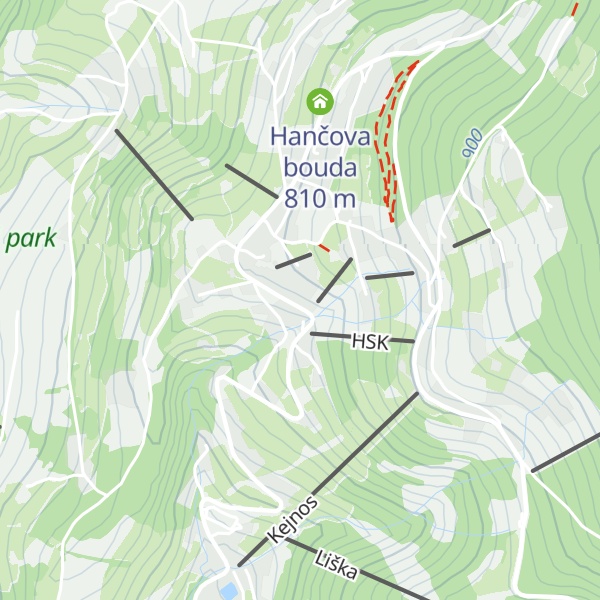 Map of Martinova Bouda