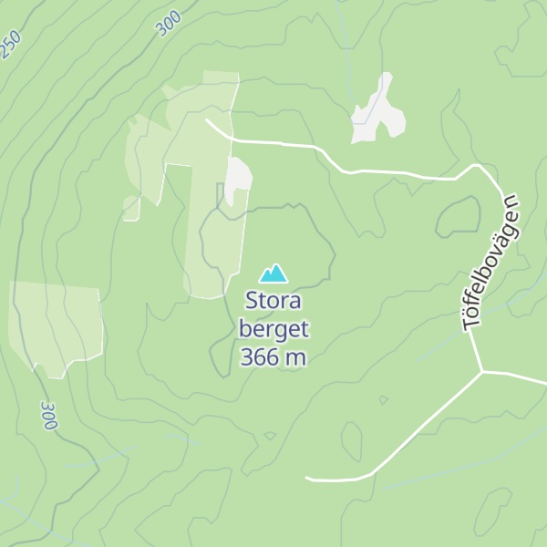 Map of Stora berget