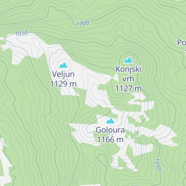 Map of Tromeđa