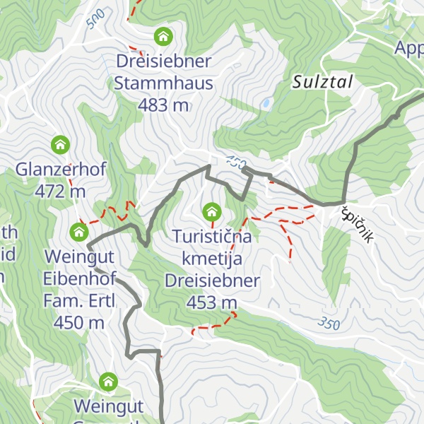Map of Turistična kmetija Dreisiebner