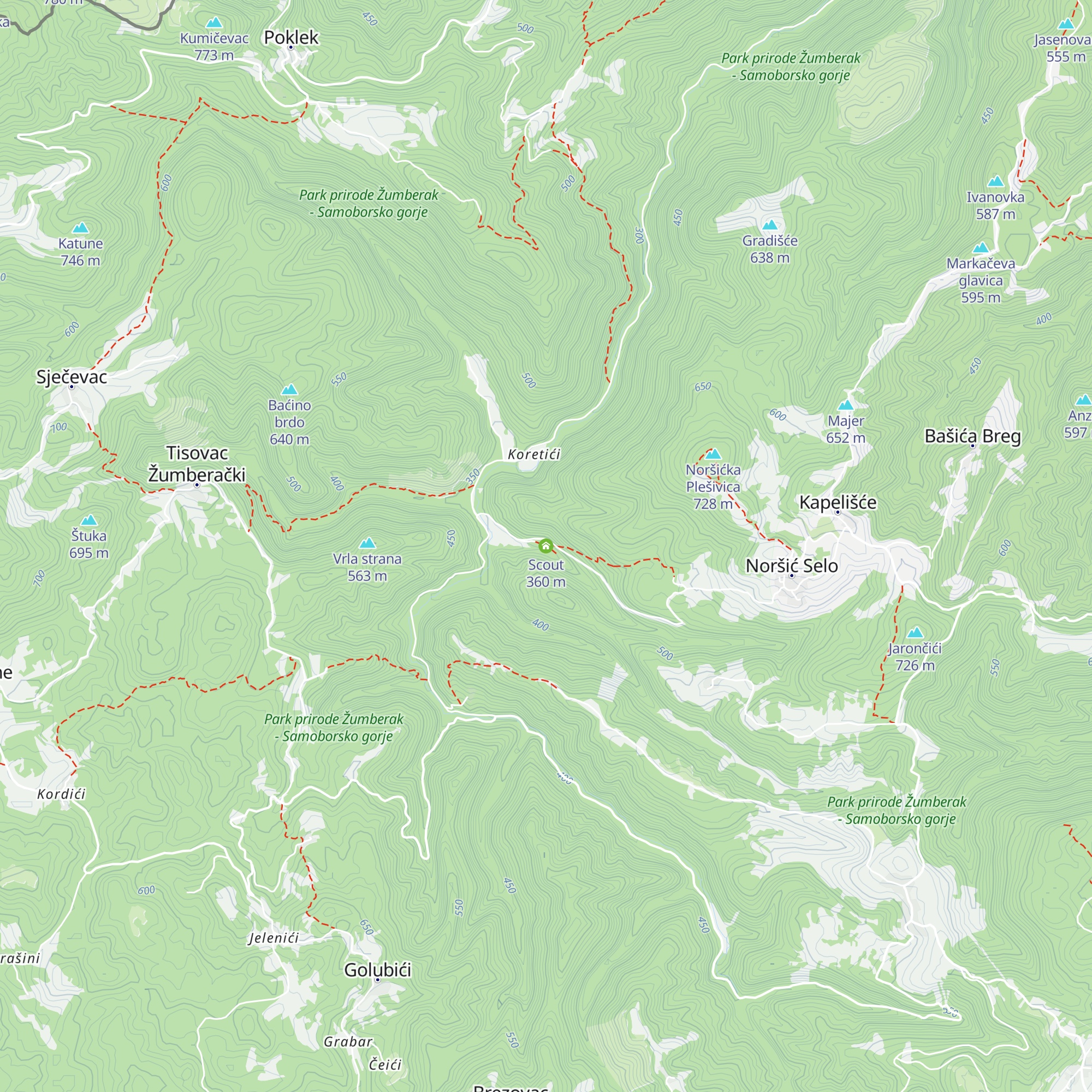 Scout map