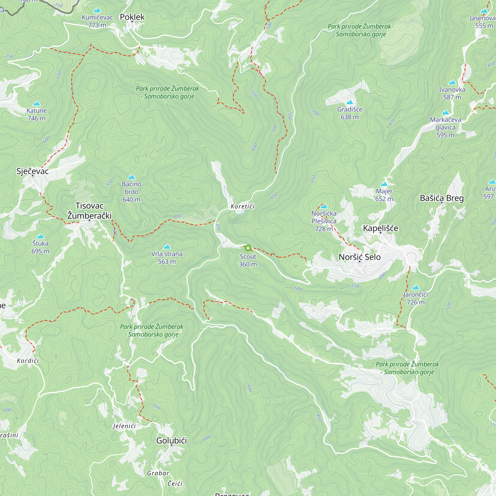 Scout map