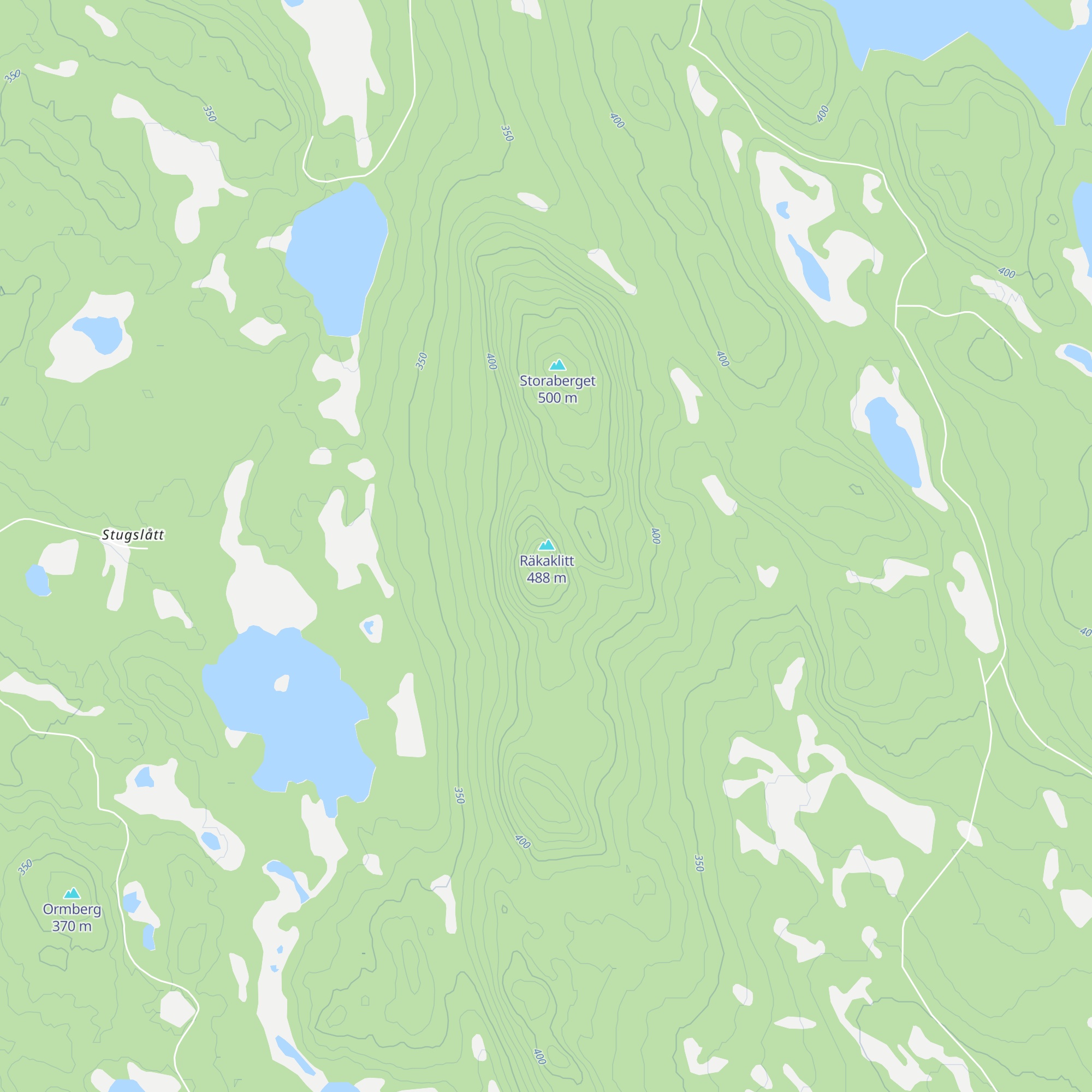 Räkaklitt map