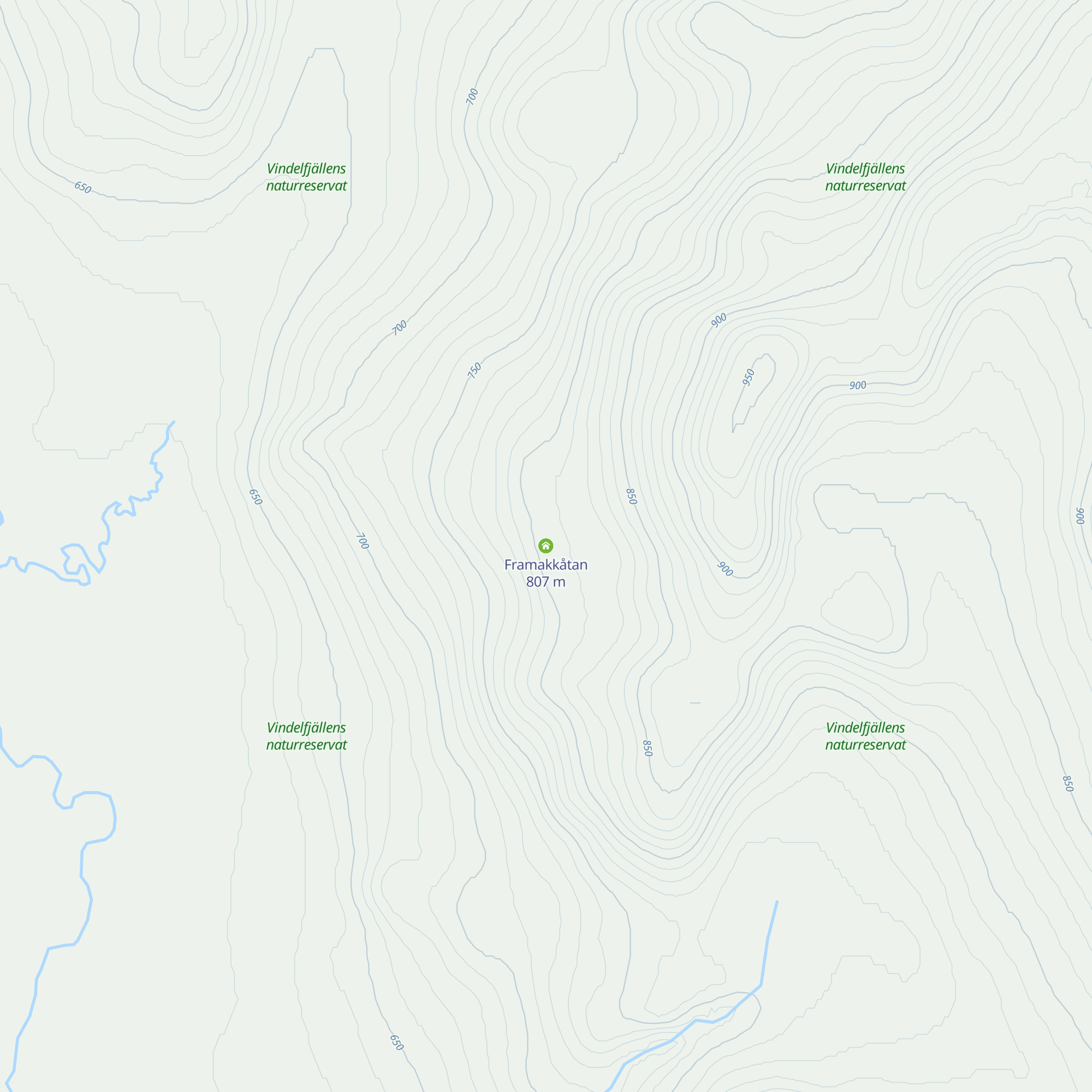 Framakkåtan map