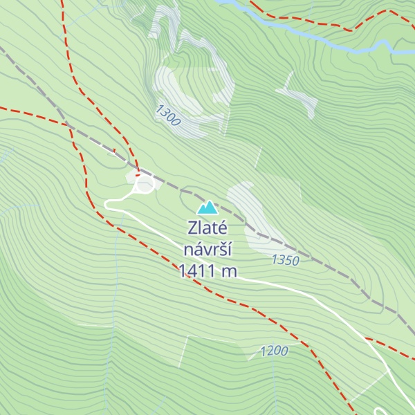 Map of Zlaté návrší