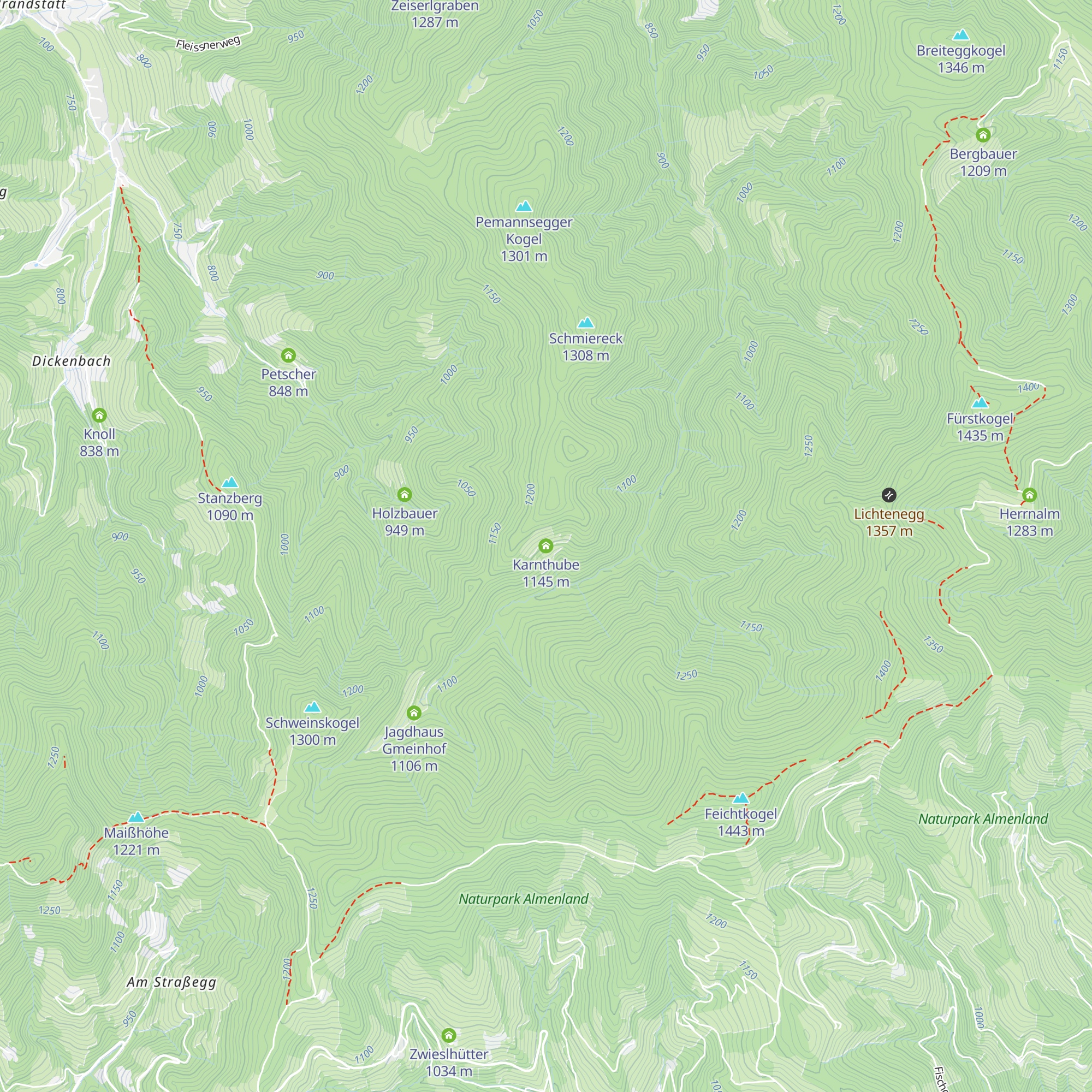 Karnthube map