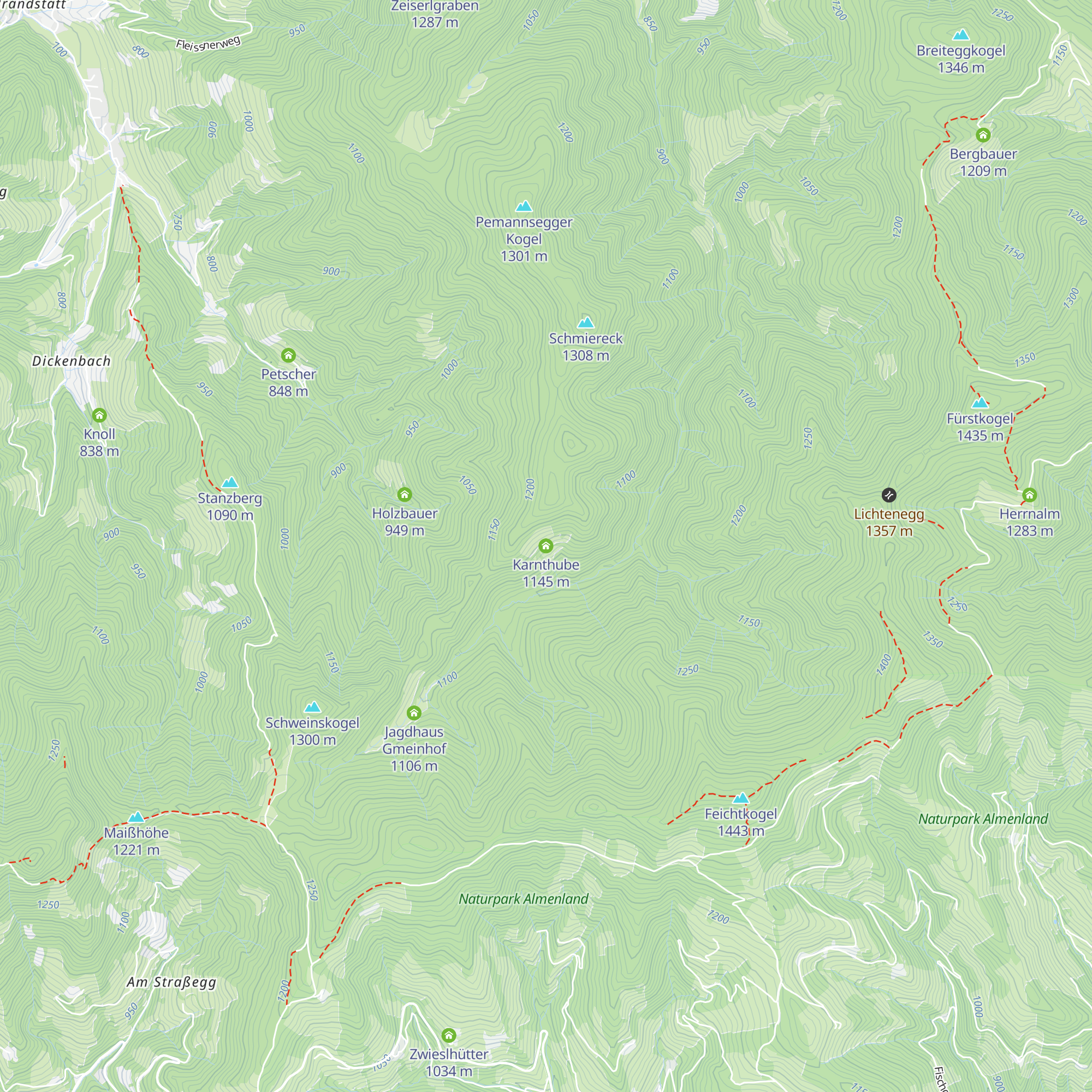 Karnthube map