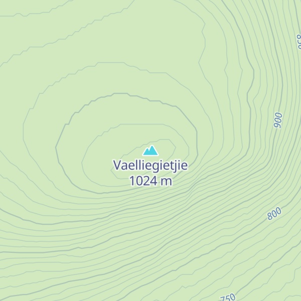 Map of Vaelliegietjie