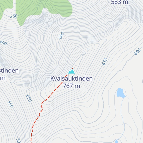 Map of Kvalsauktinden