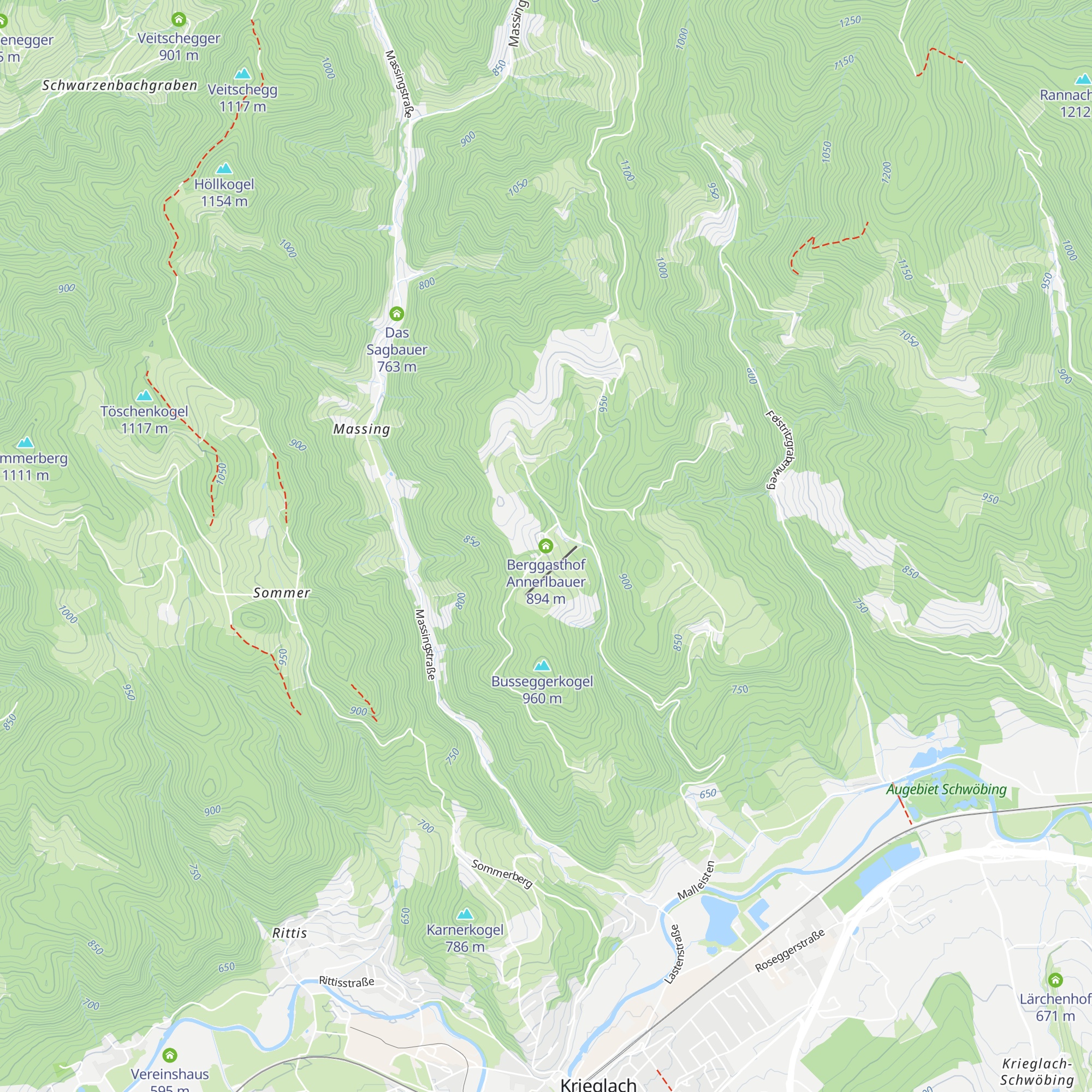 Berggasthof Annerlbauer map