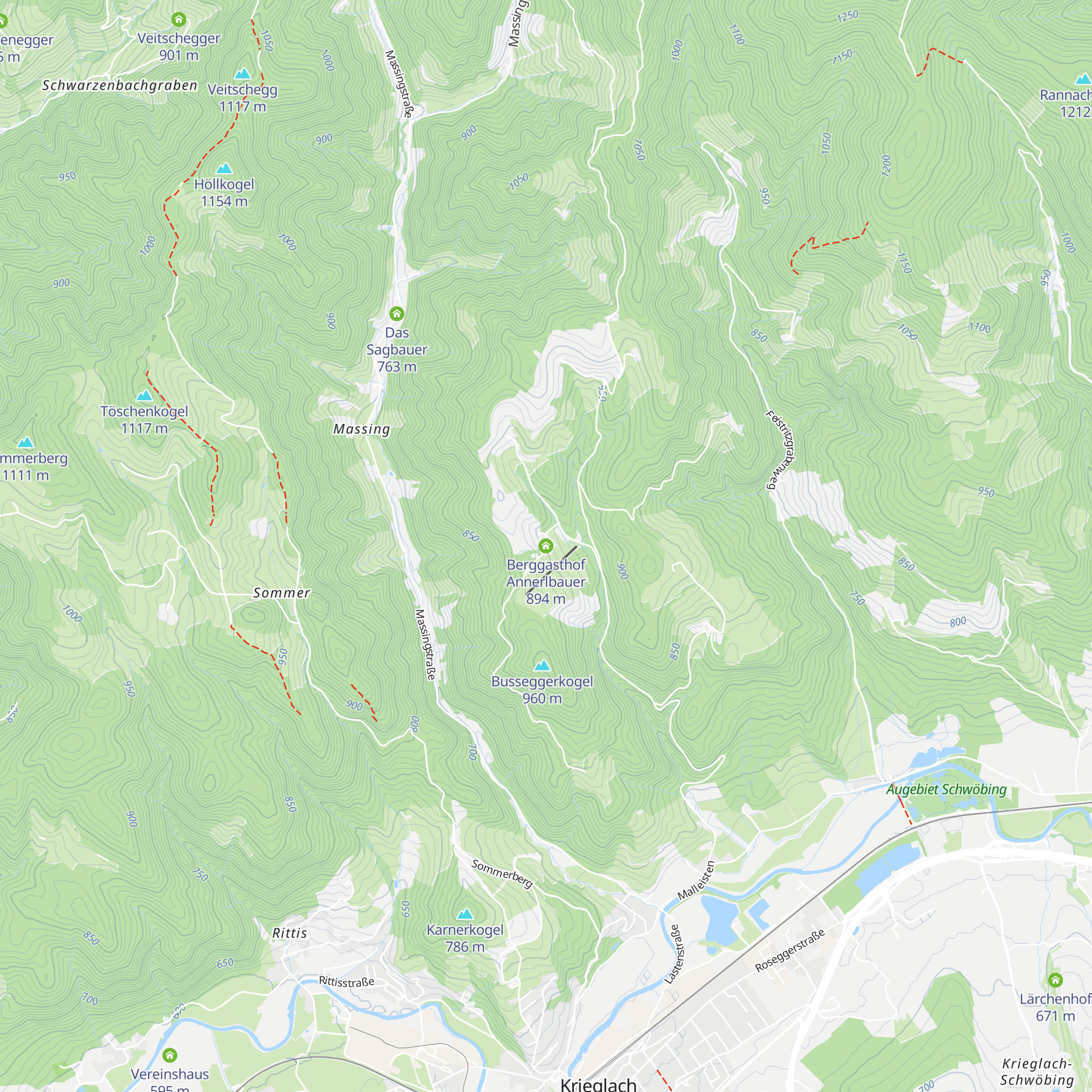 Berggasthof Annerlbauer map