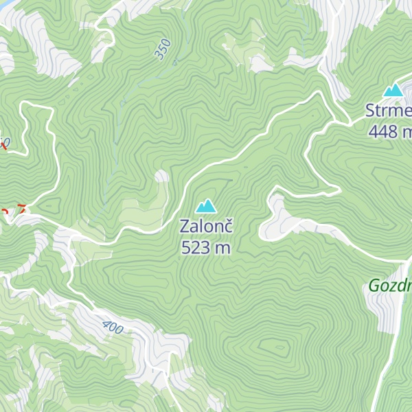 Map of Zalonč