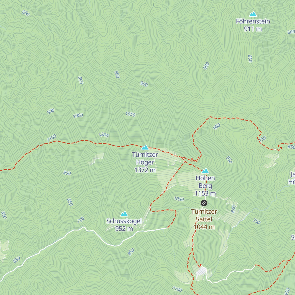Türnitzer Hütte map
