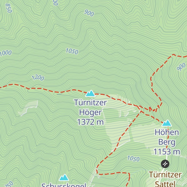 Map of Türnitzer Hütte