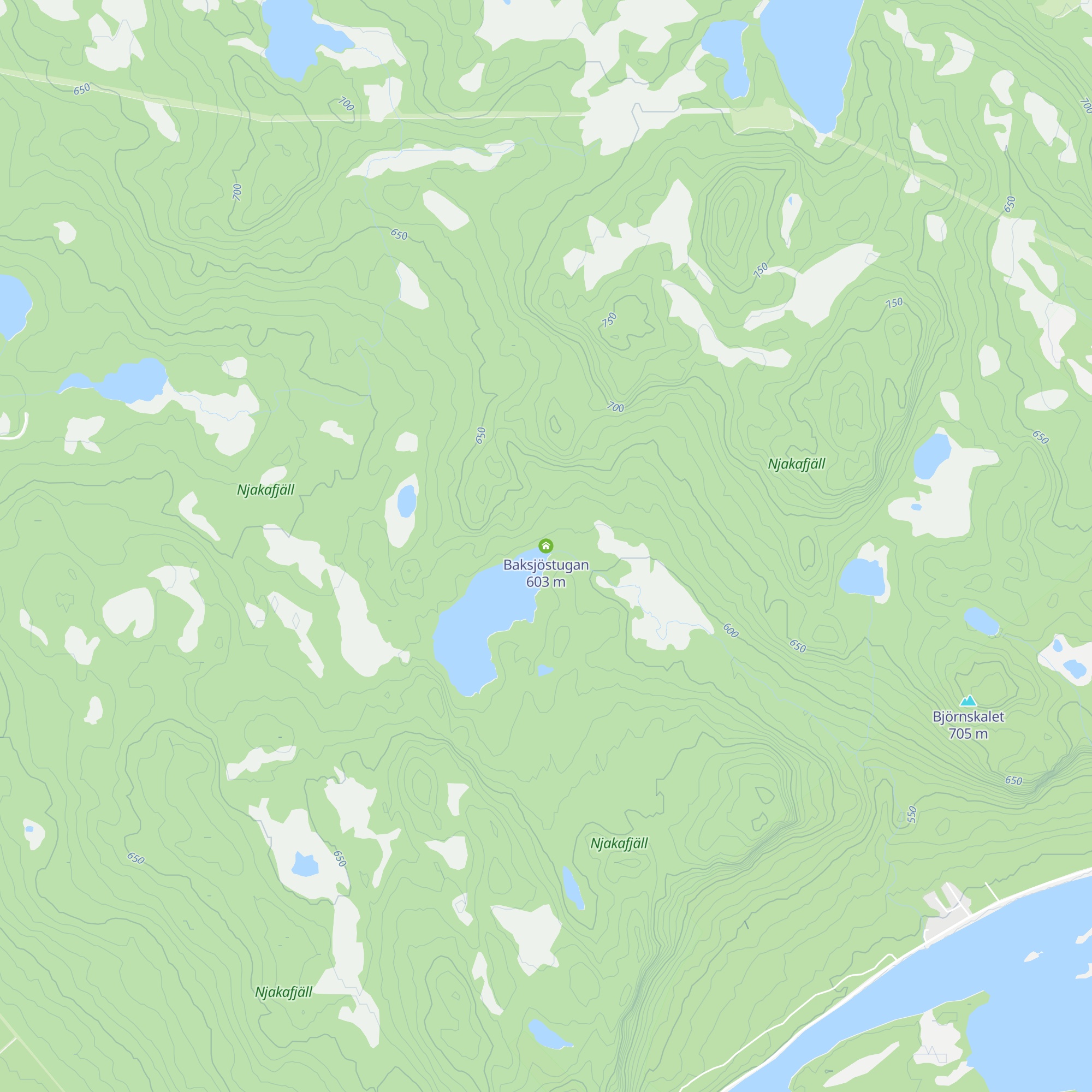 Baksjöstugan map