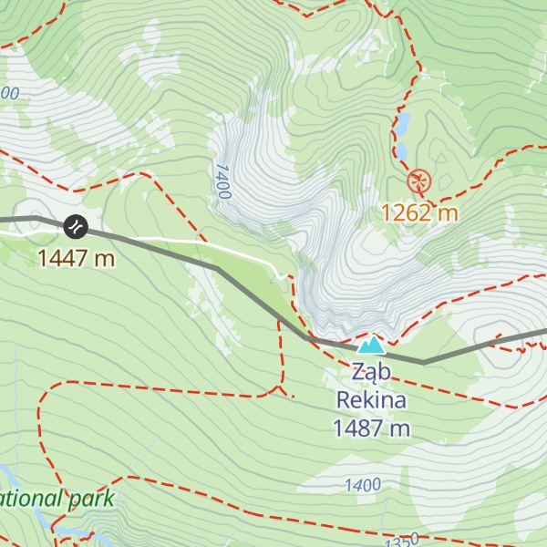 Map of Vysoká pláň