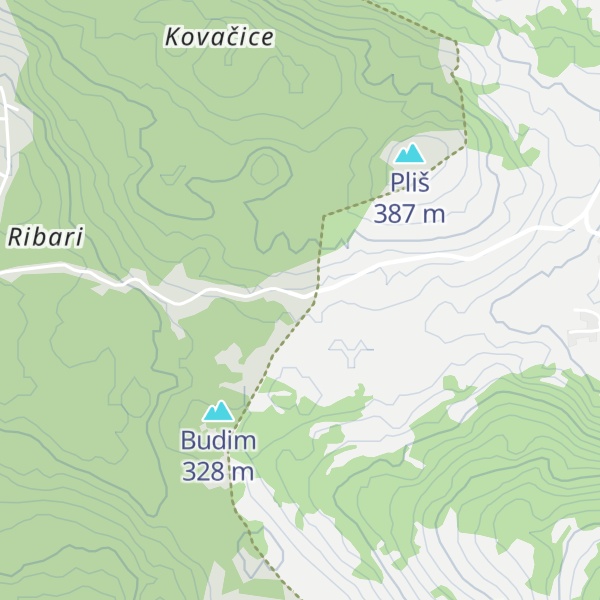 Map of Entrance Military Training Area "Eugen Kvaternik"