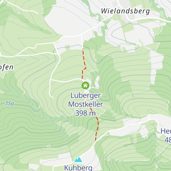 Map of Luberger Mostkeller