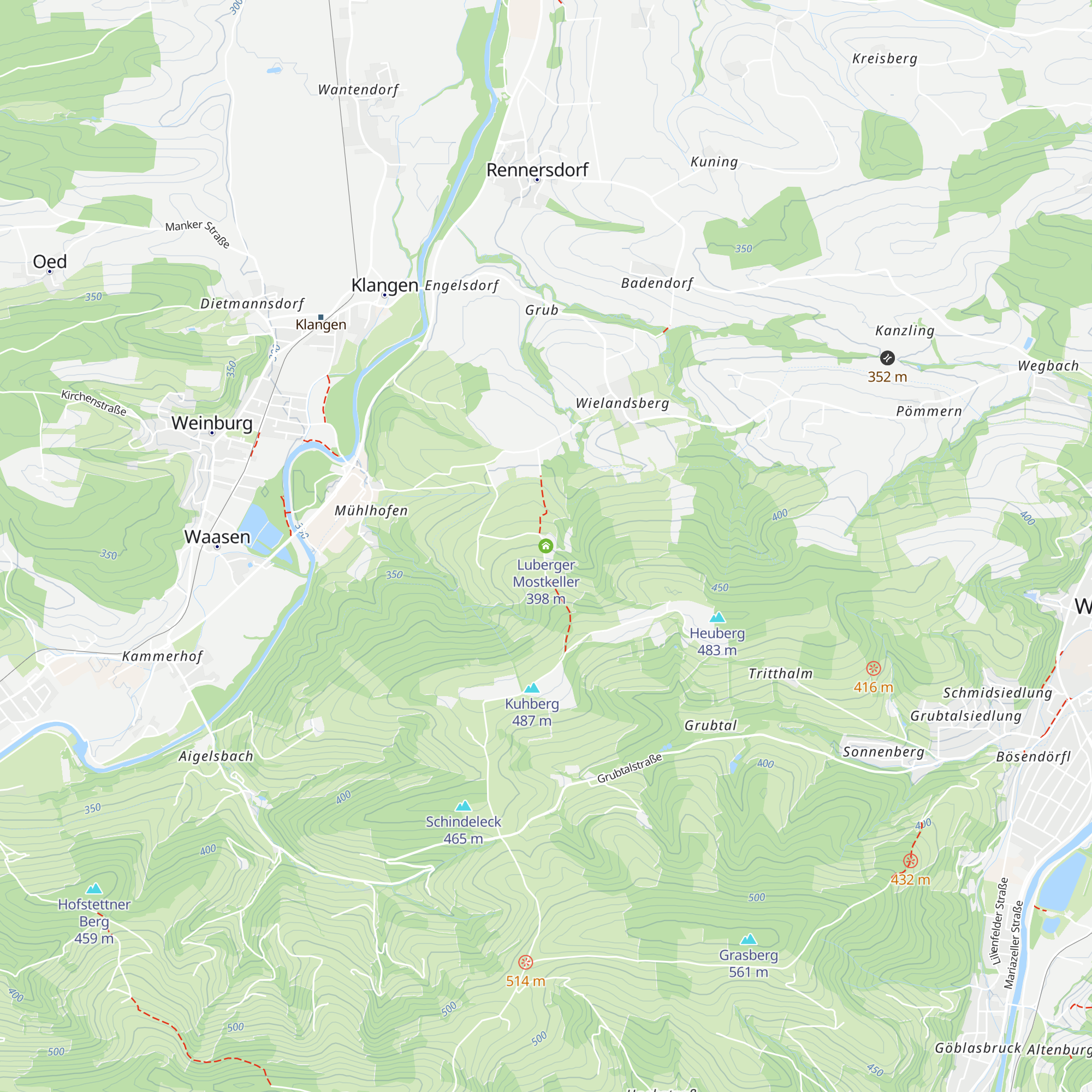 Luberger Mostkeller map