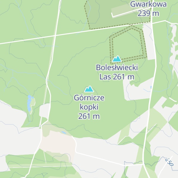 Map of Górnicze kopki