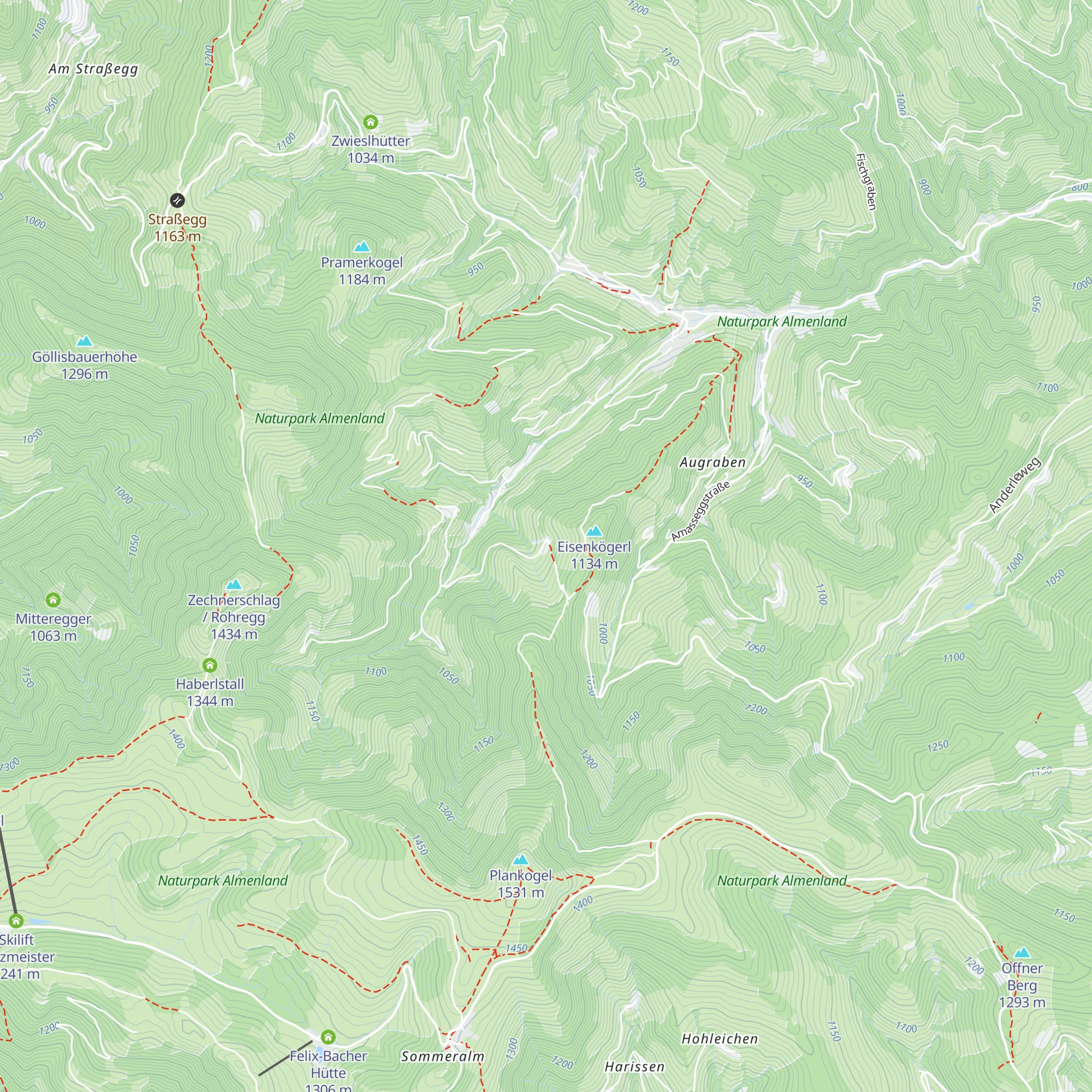 Eisenkogelhütte map