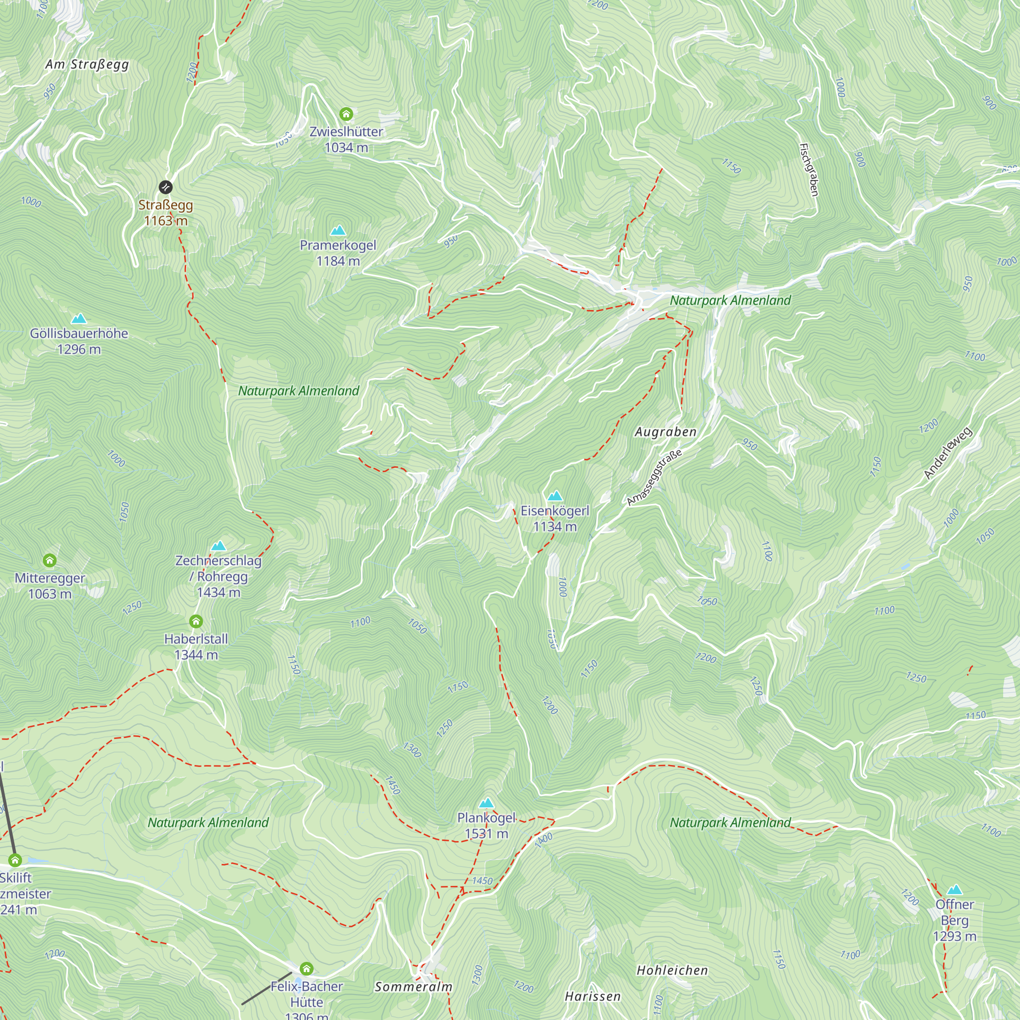Eisenkogelhütte map