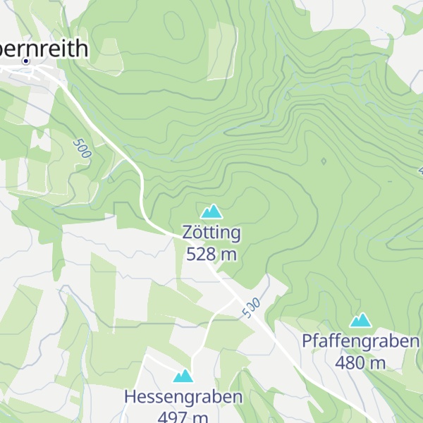 Map of Zötting