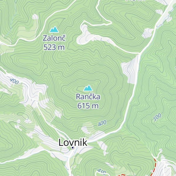 Map of Rančka