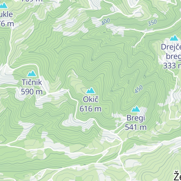 Map of Okič