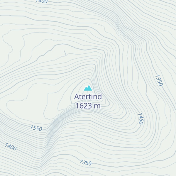 Map of Atertind