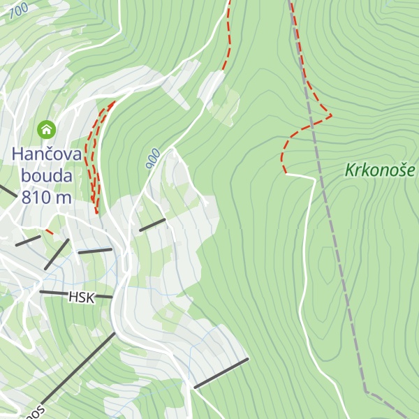 Map of Chata Karolínka