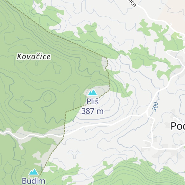 Map of Pliš