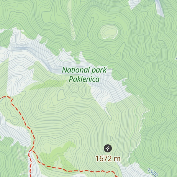 Map of Babin Vrh