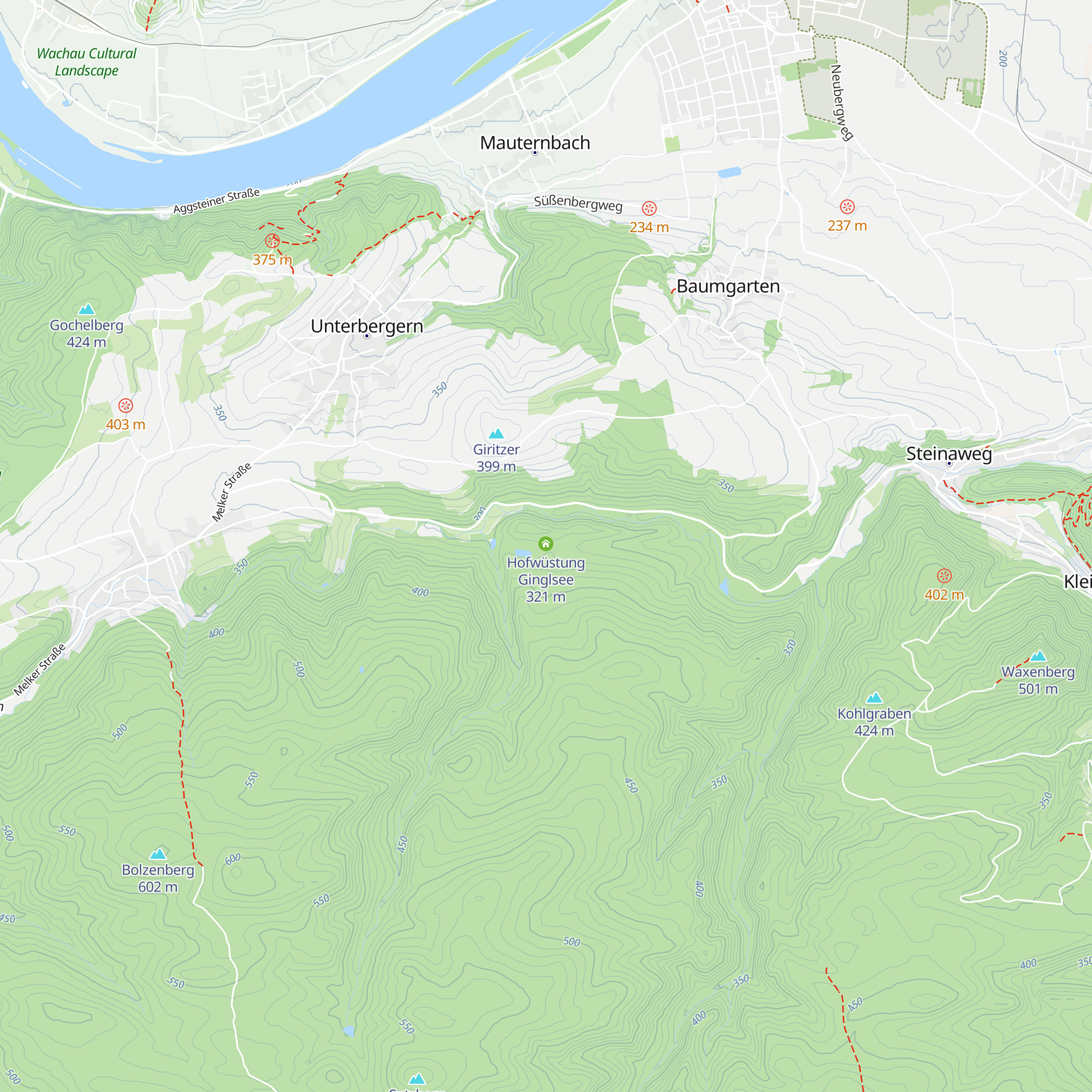 Hofwüstung Ginglsee map