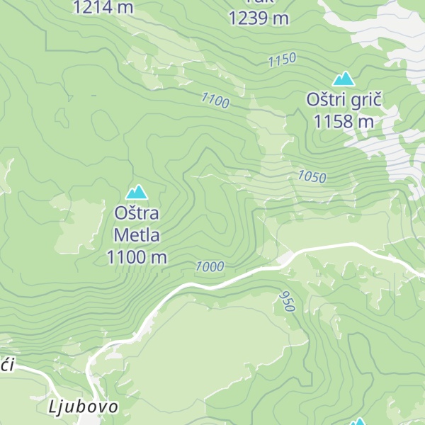 Map of Zarobljena Metla
