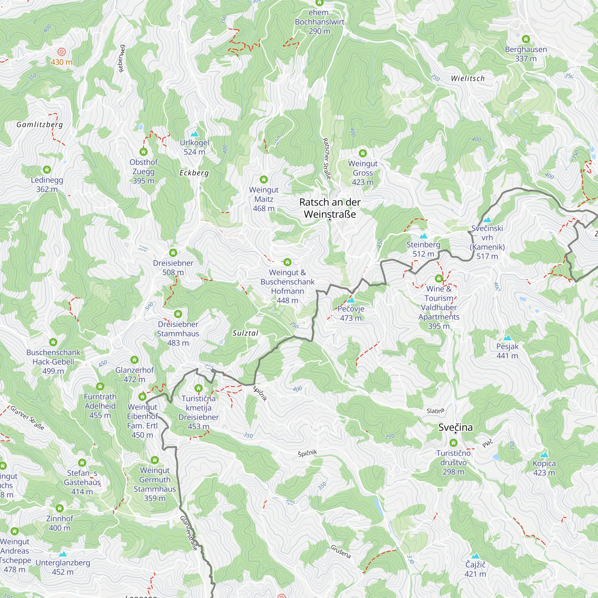 Das Appartement map