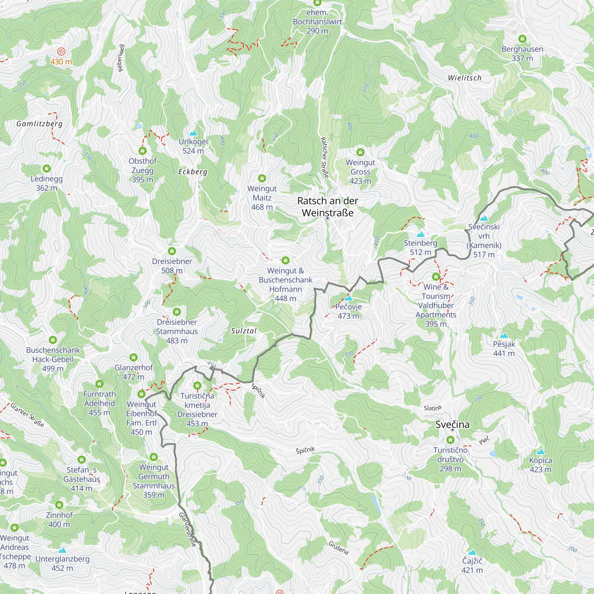 Das Appartement map