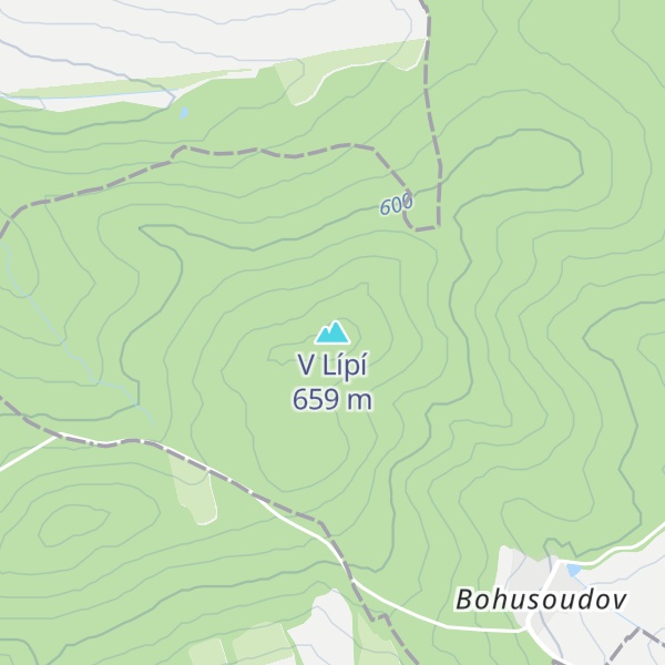 Map of V Lípí