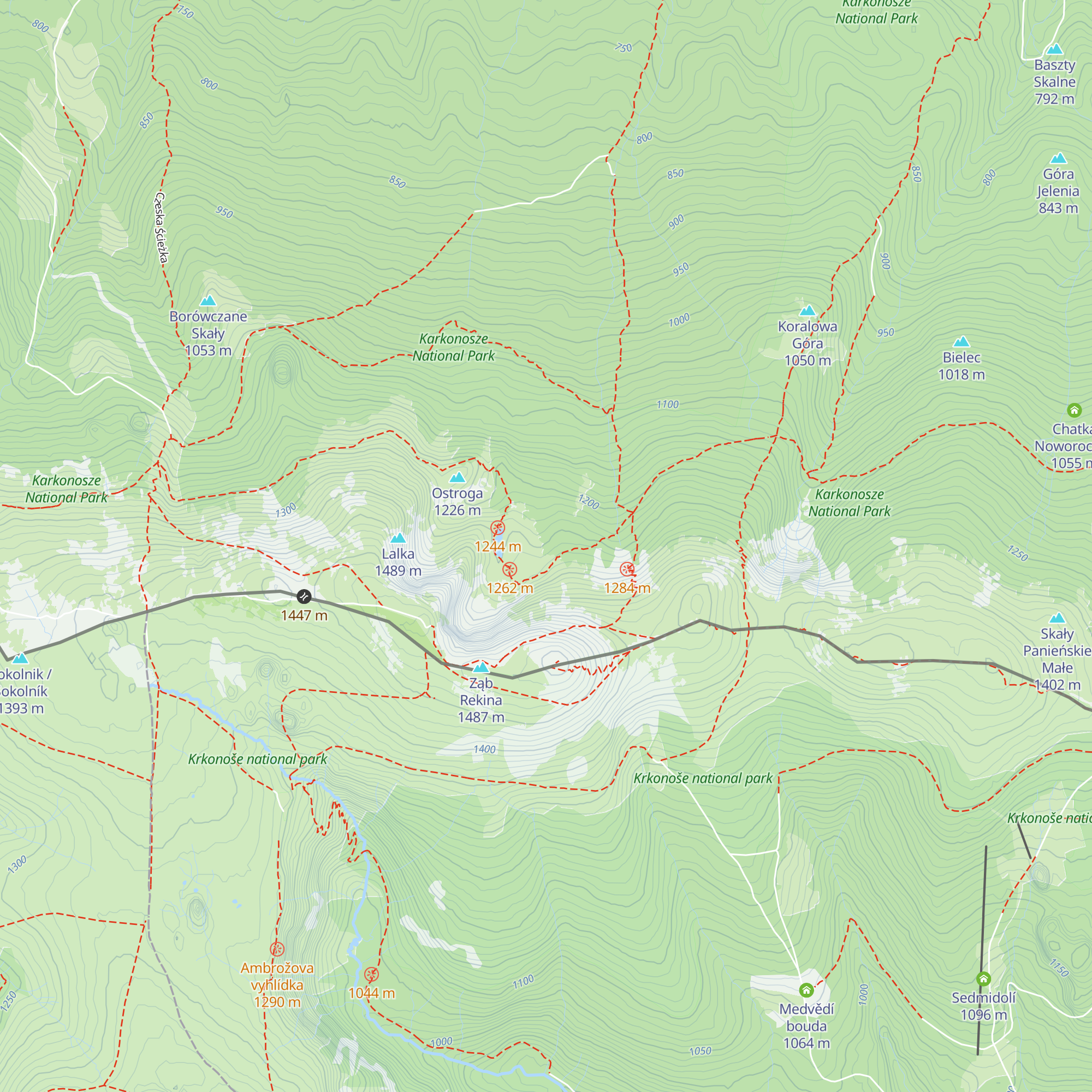 Chatka Wielkanocna map