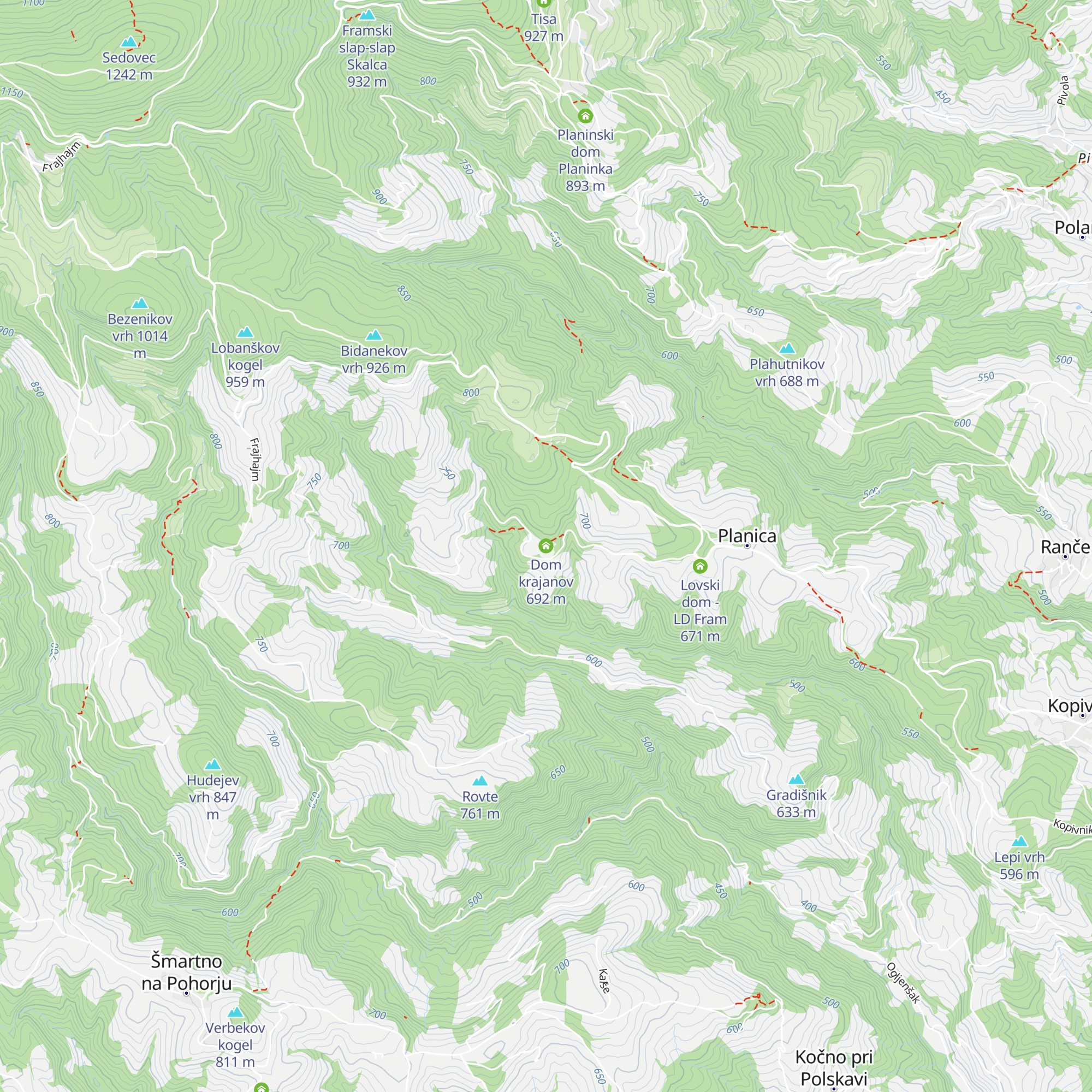 Dom krajanov map