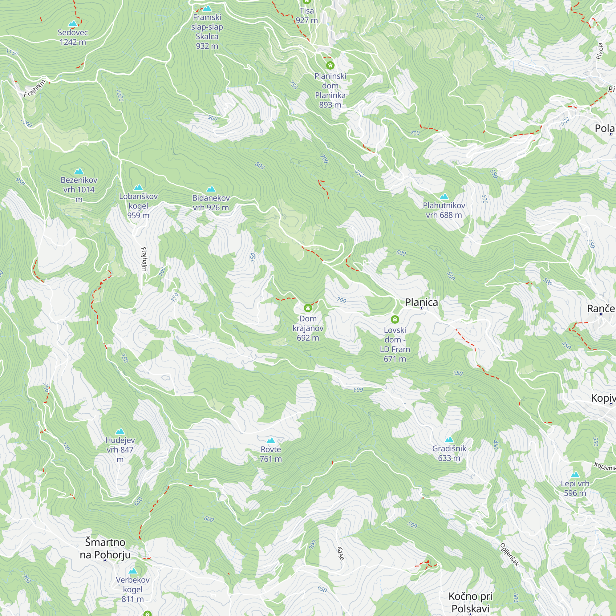 Dom krajanov map