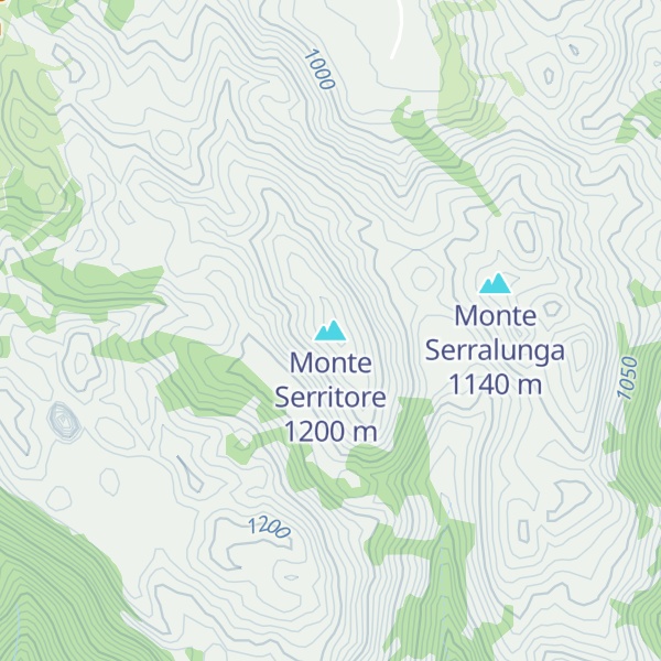 Map of Monte Serritore