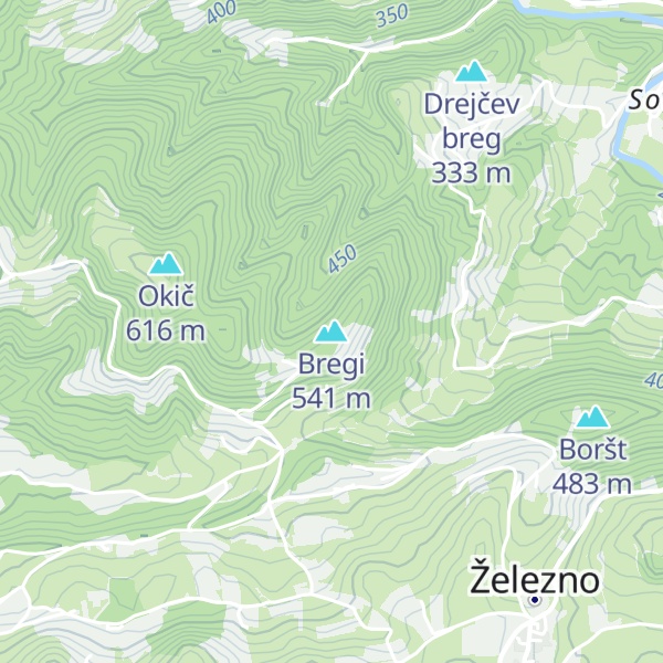 Map of Bregi