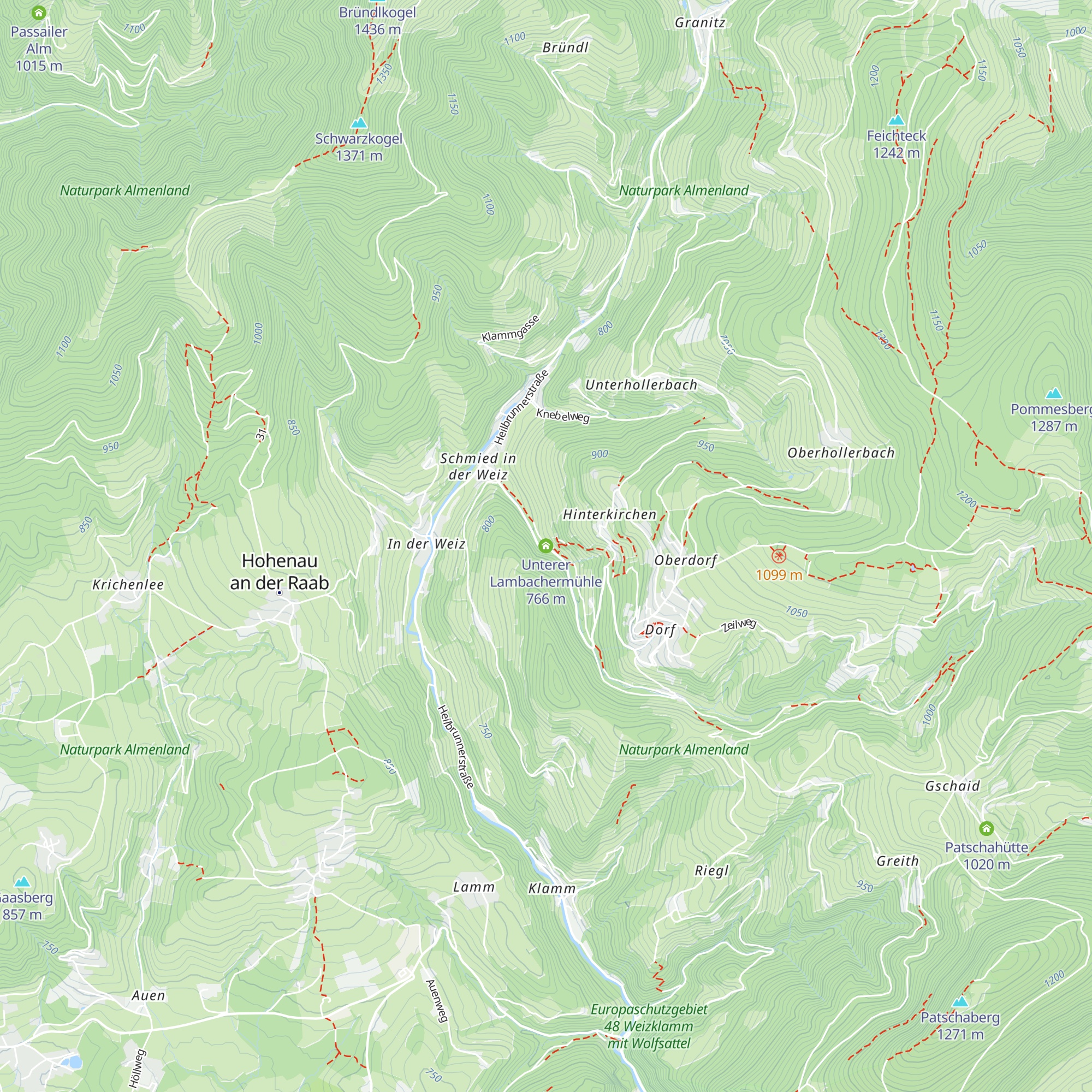 Unterer Lambachermühle map