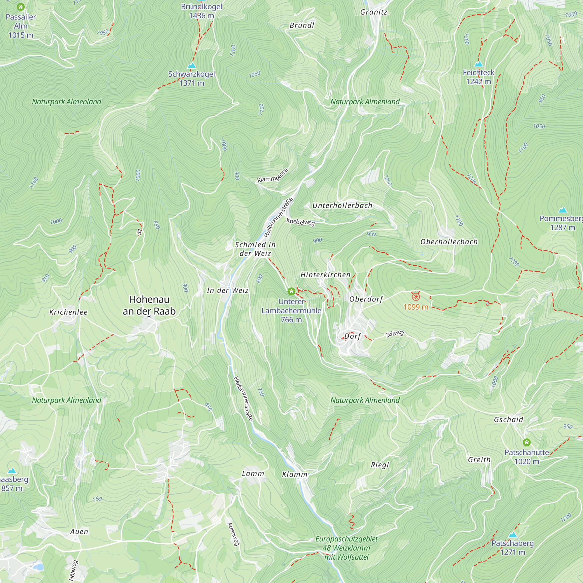 Unterer Lambachermühle map