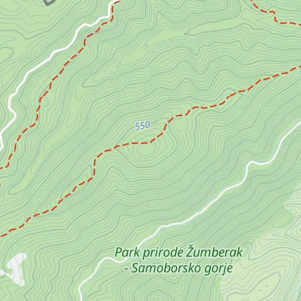 Map of Tuščak