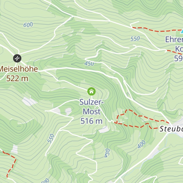 Map of Sulzer-Most