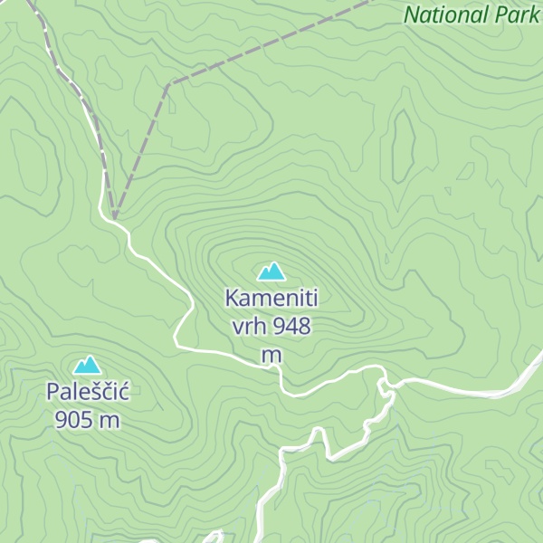 Map of Kameniti vrh