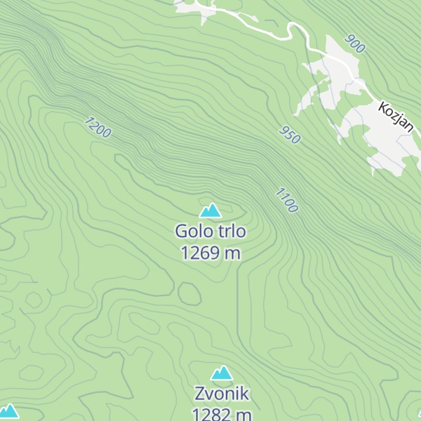 Map of Golo trlo